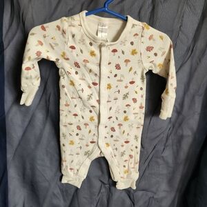Gerber Cream One Piece with Multicolor Nature Print